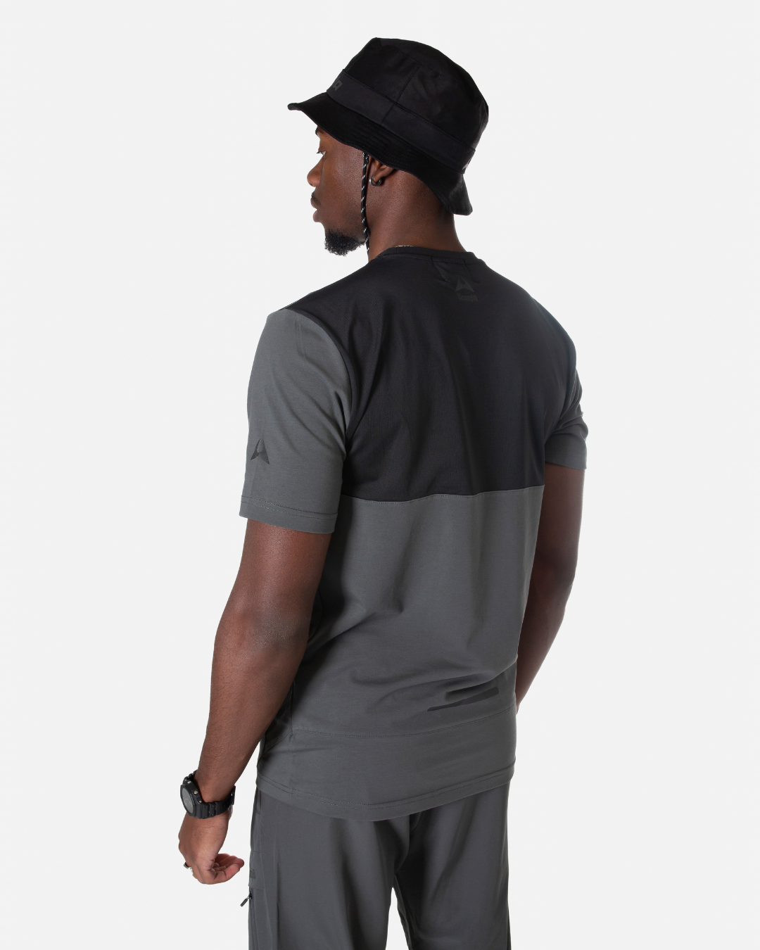T-shirt Scampia Scalare - Gris/Noir