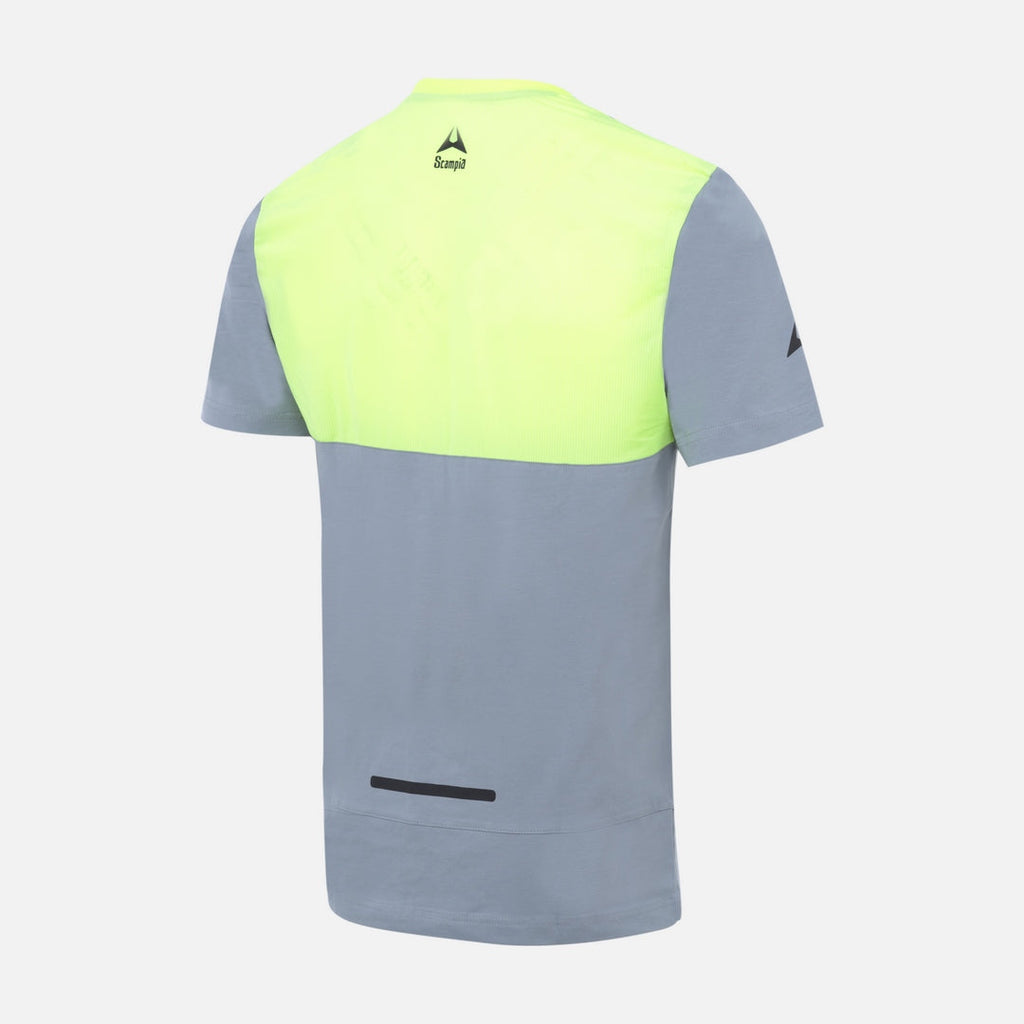 T-shirt Scampia Scalare - Jaune/Gris
