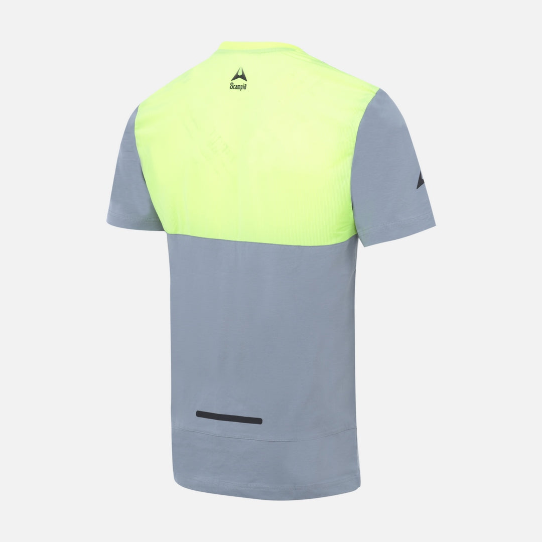 T-shirt Scampia Scalare - Jaune/Gris