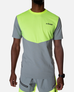 T-shirt Scampia Scalare - Jaune/Gris