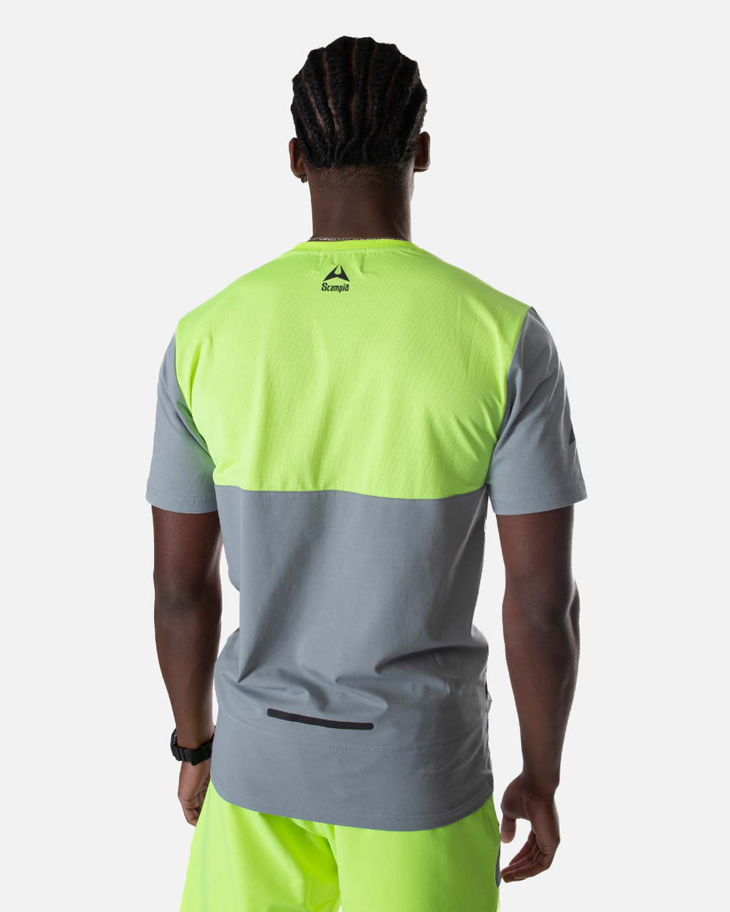 T-shirt Scampia Scalare - Jaune/Gris