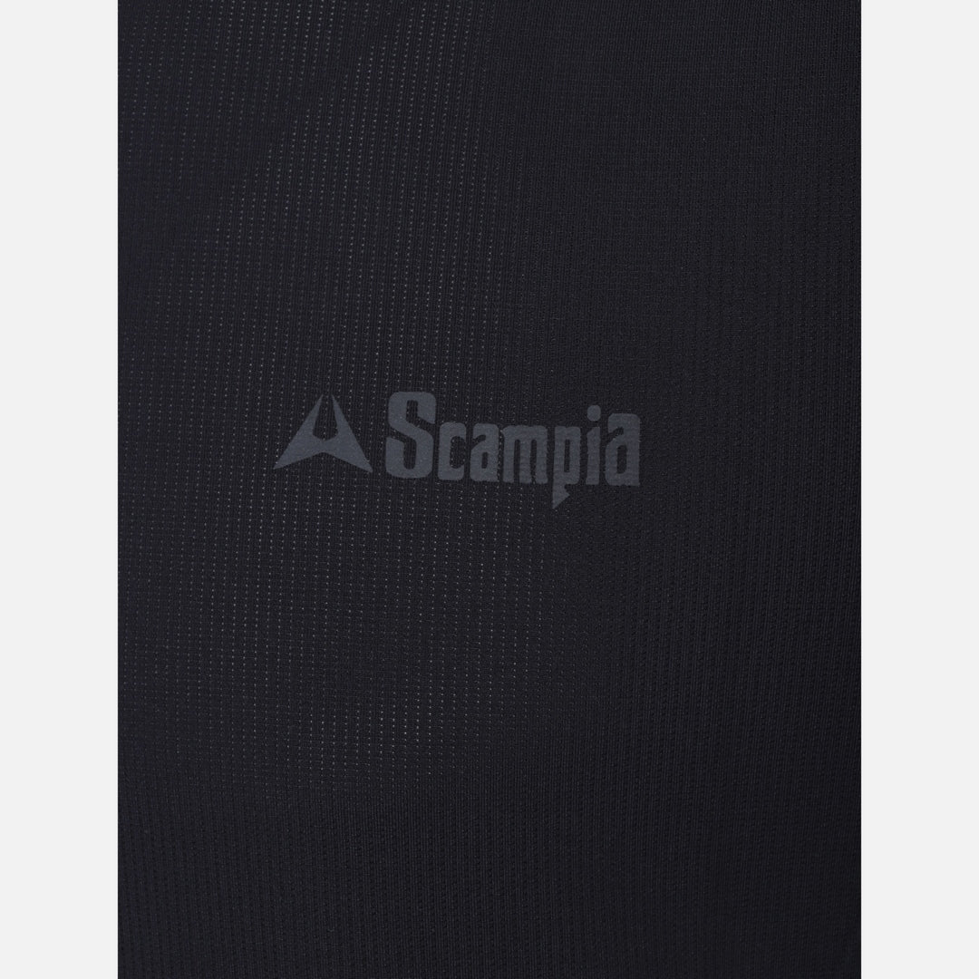 T-shirt Scampia Scalare - Menthe/Noir