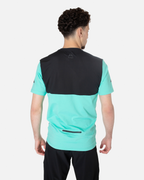 T-shirt Scampia Scalare - Menthe/Noir