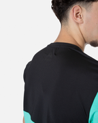 T-shirt Scampia Scalare - Menthe/Noir