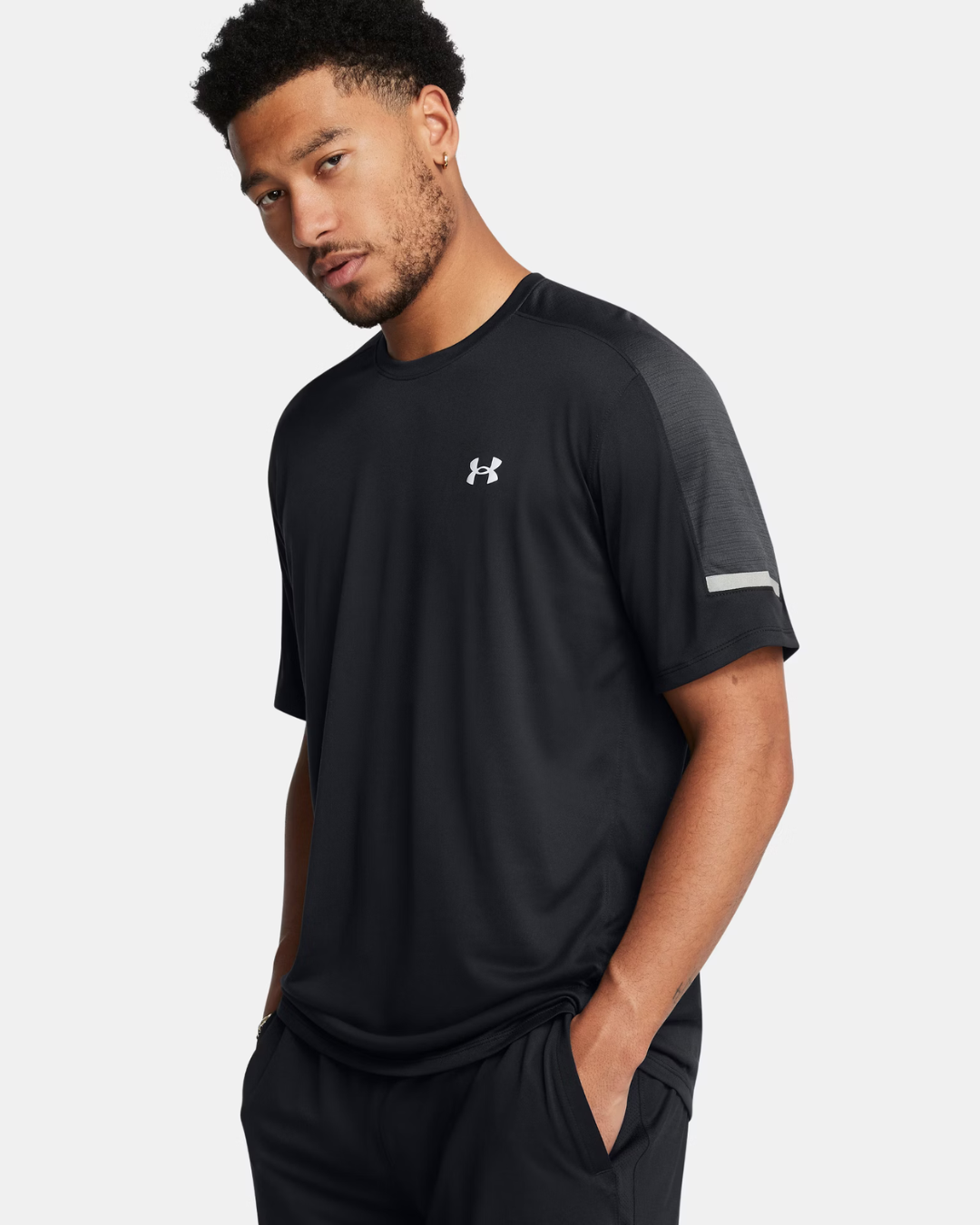 T-shirt Under Armour Running Tech Utility - Noir