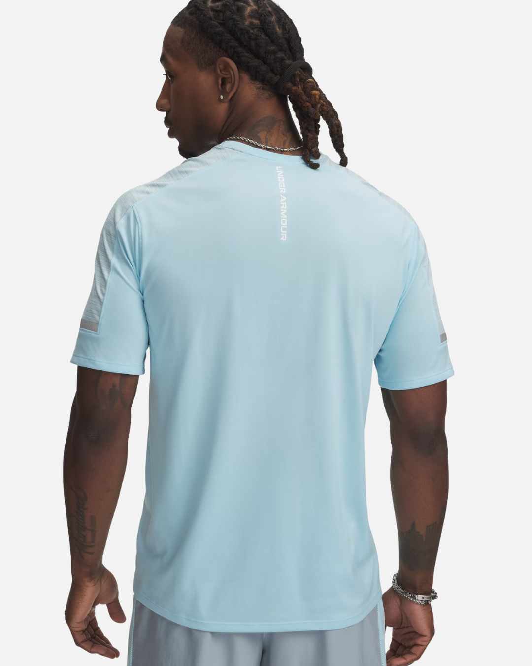 T-shirt Under Armour Tech Utility Sleeve - Bleu