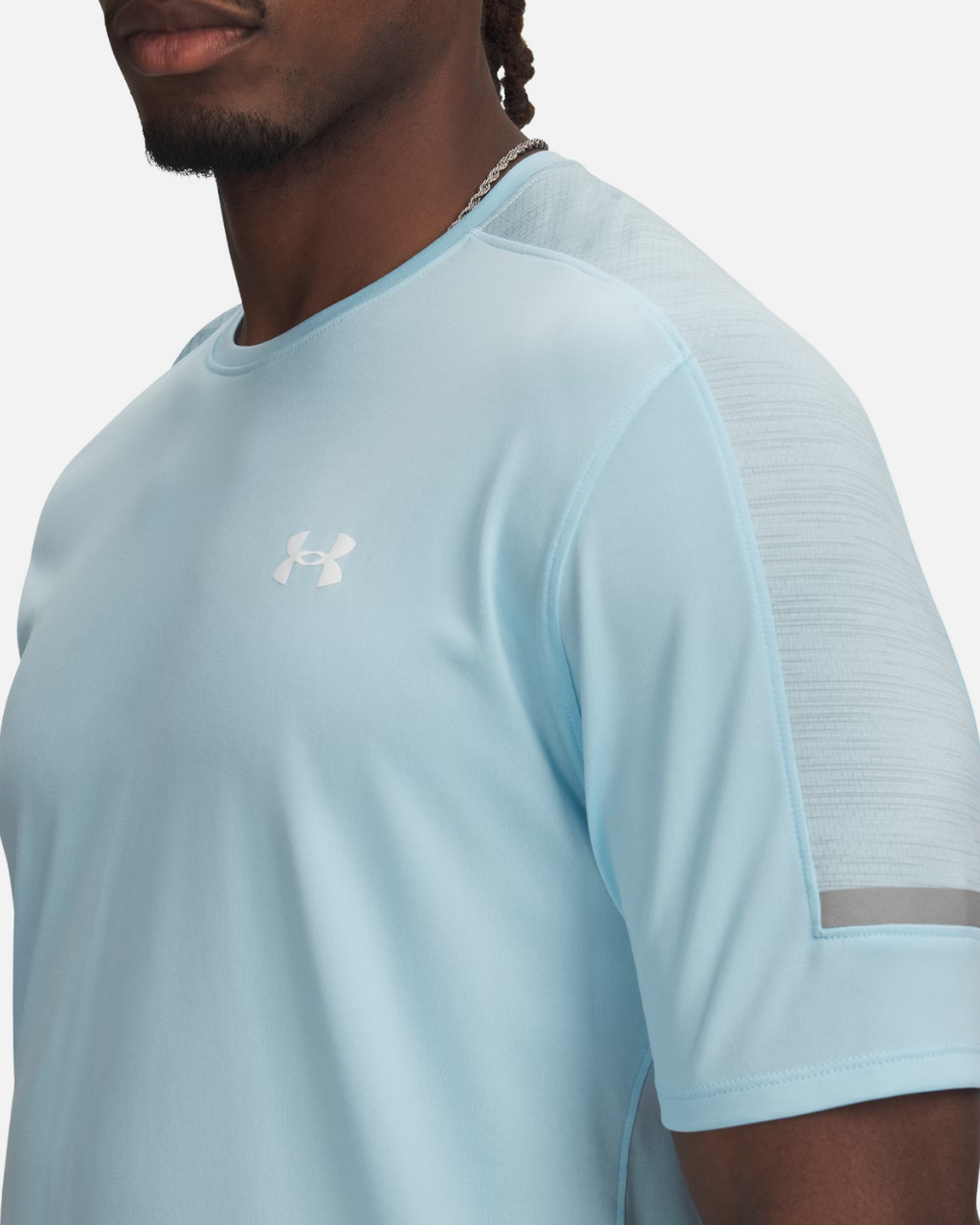 T-shirt Under Armour Tech Utility Sleeve - Bleu