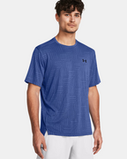 T-shirt Under Armour Running Tech Vent Geotessa - Bleu