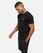 T-shirt Helvetica Ajaccio - Noir