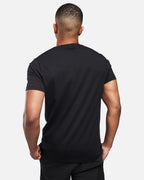 T-shirt Helvetica Ajaccio - Noir