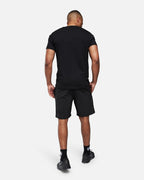 T-shirt Helvetica Ajaccio - Noir