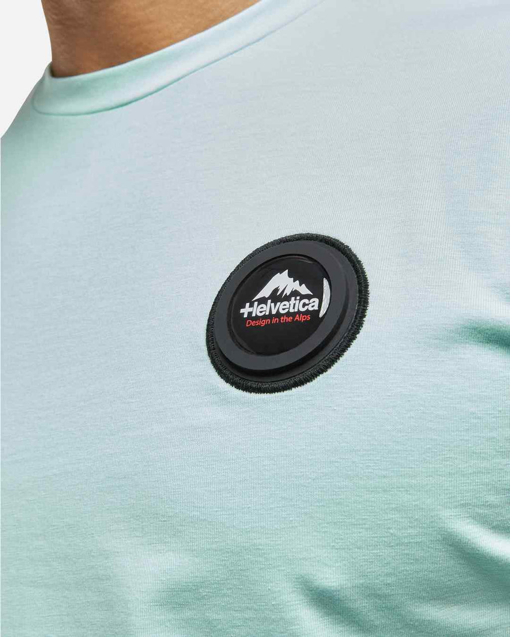 T-shirt Helvetica Ajaccio - Vert