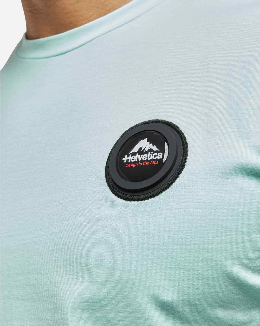 T-shirt Helvetica Ajaccio - Vert