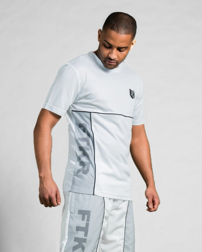 T-Shirt FK Mesh - Blanc/Gris