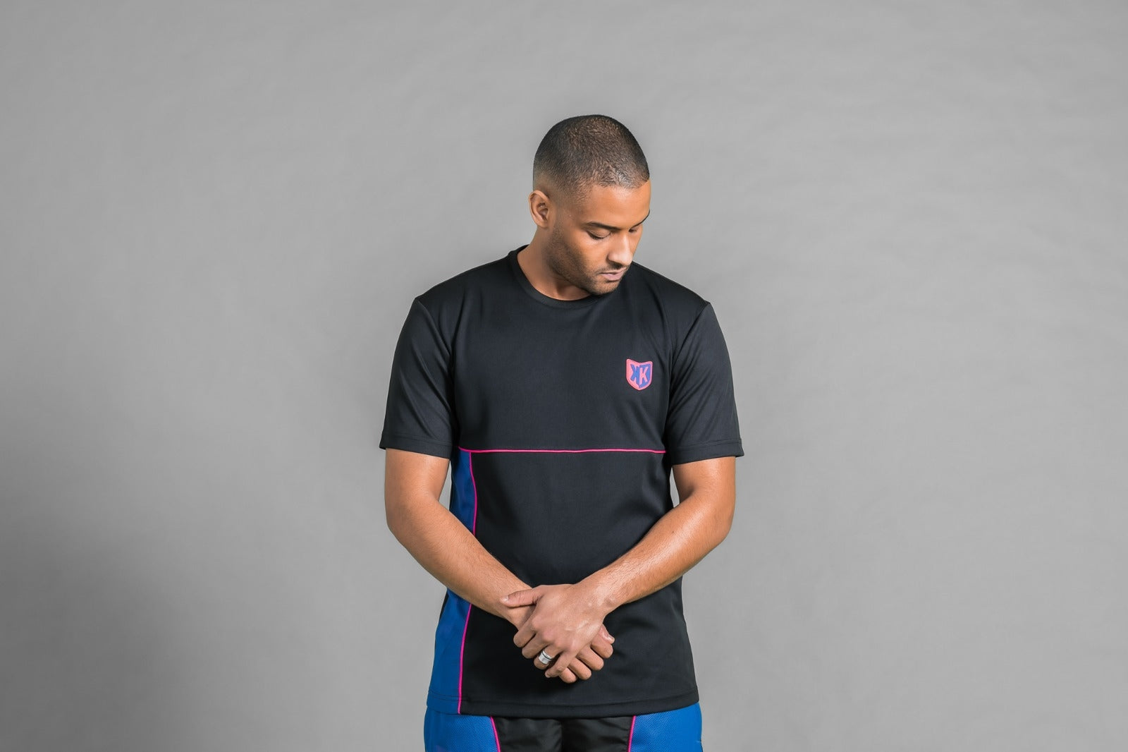 T-Shirt FK Mesh - Noir/Bleu/Violet