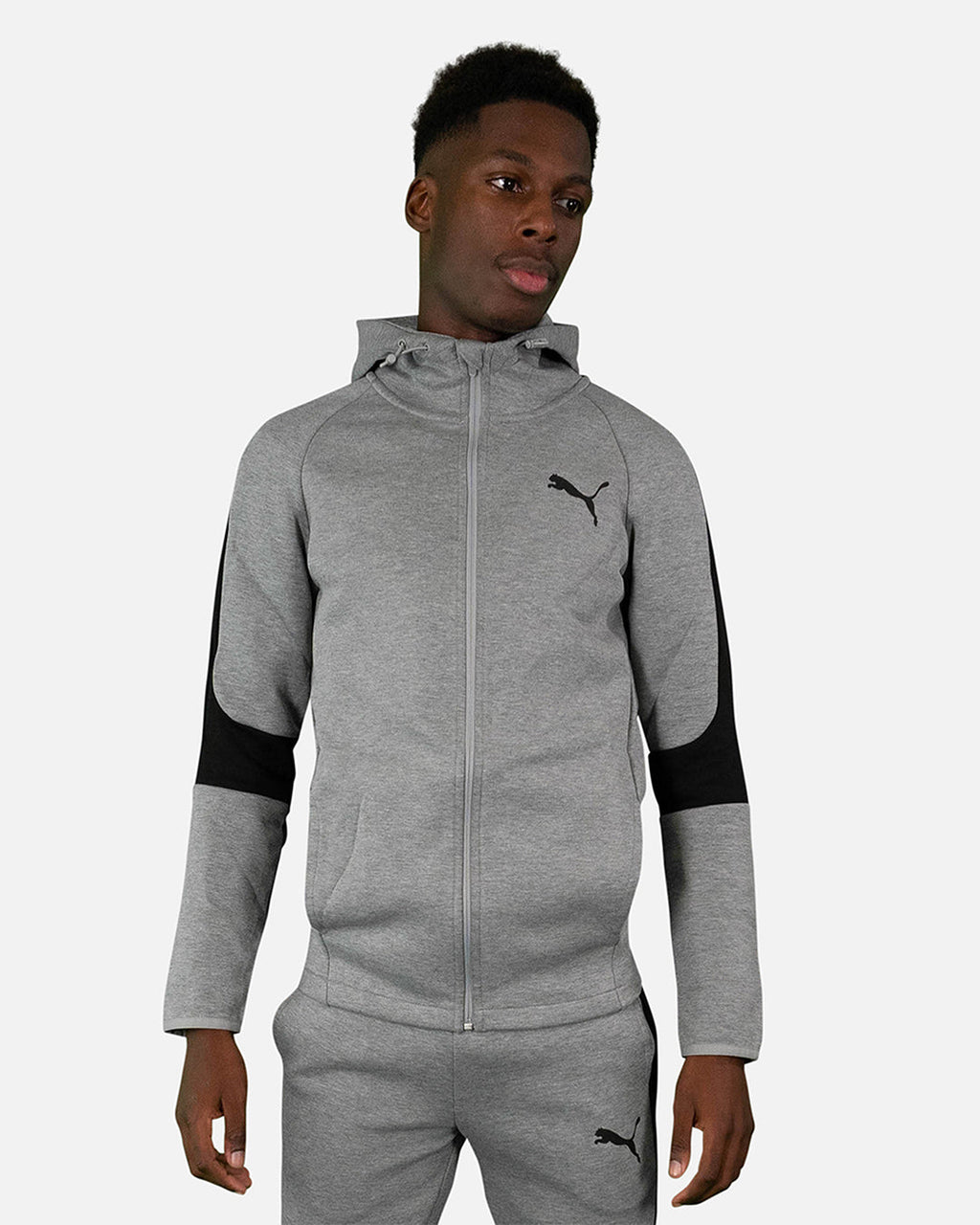 Veste à capuche Puma Evostripe - Gris/Noir