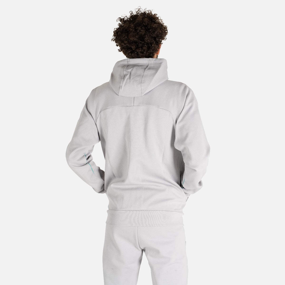 Veste à capuche Puma Mercedes - Gris/Bleu/Noir