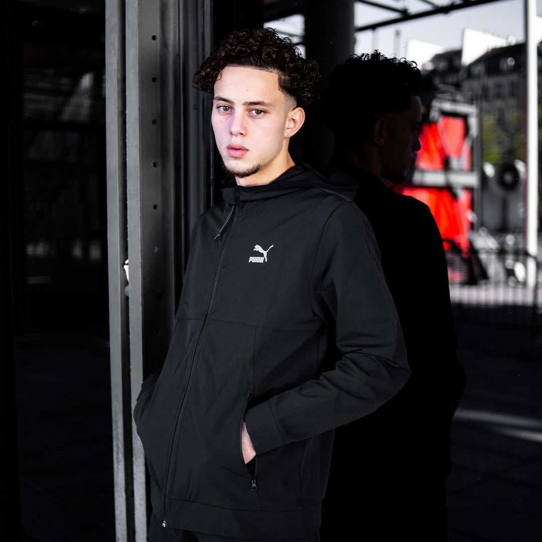 Veste à capuche Puma Woven - Noir