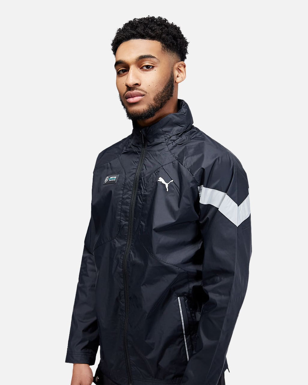 Veste Coupe-Vent Puma Mercedes AMG - Noir/Gris