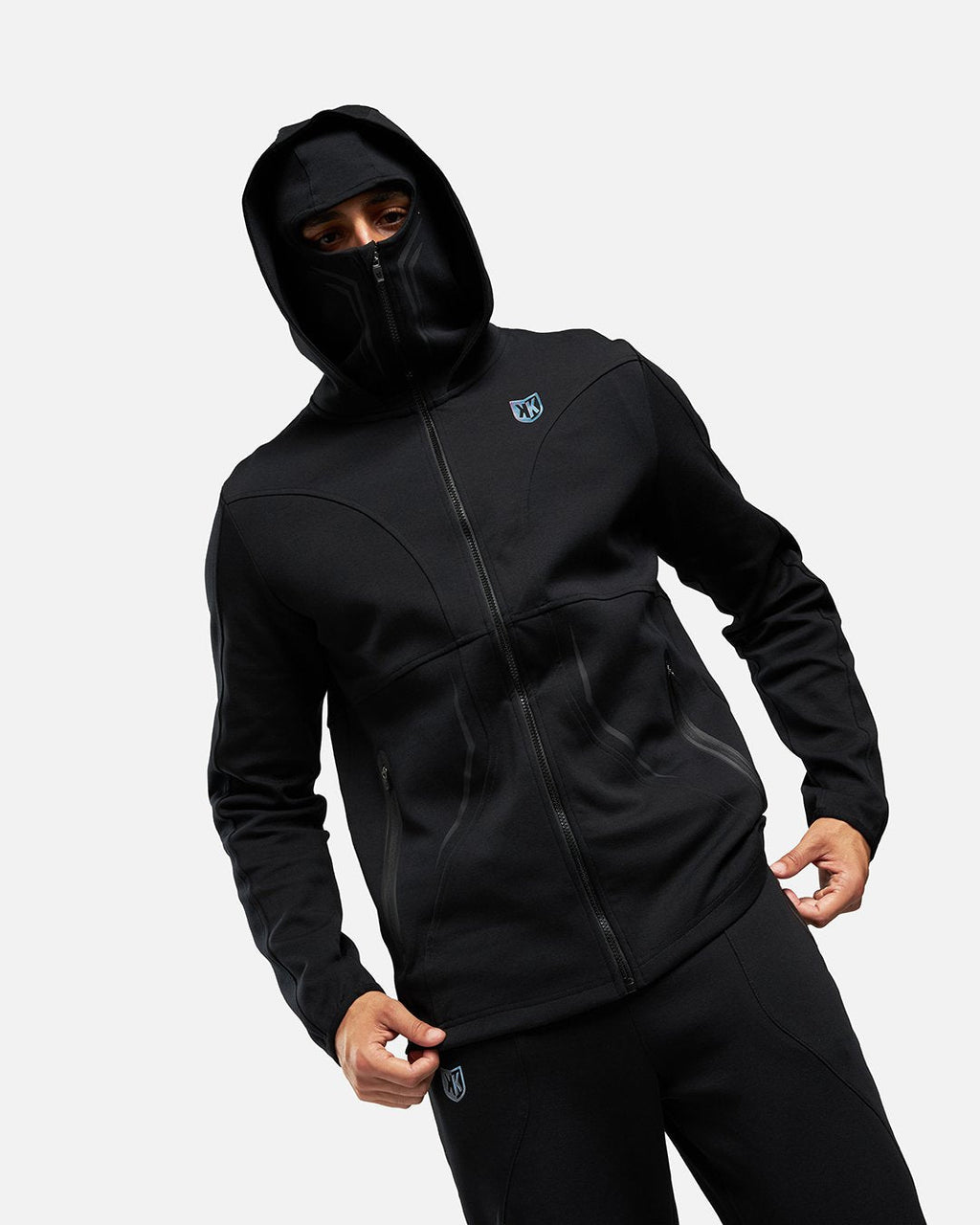 Veste avec Cagoule Intégrée FK Banks - Noir