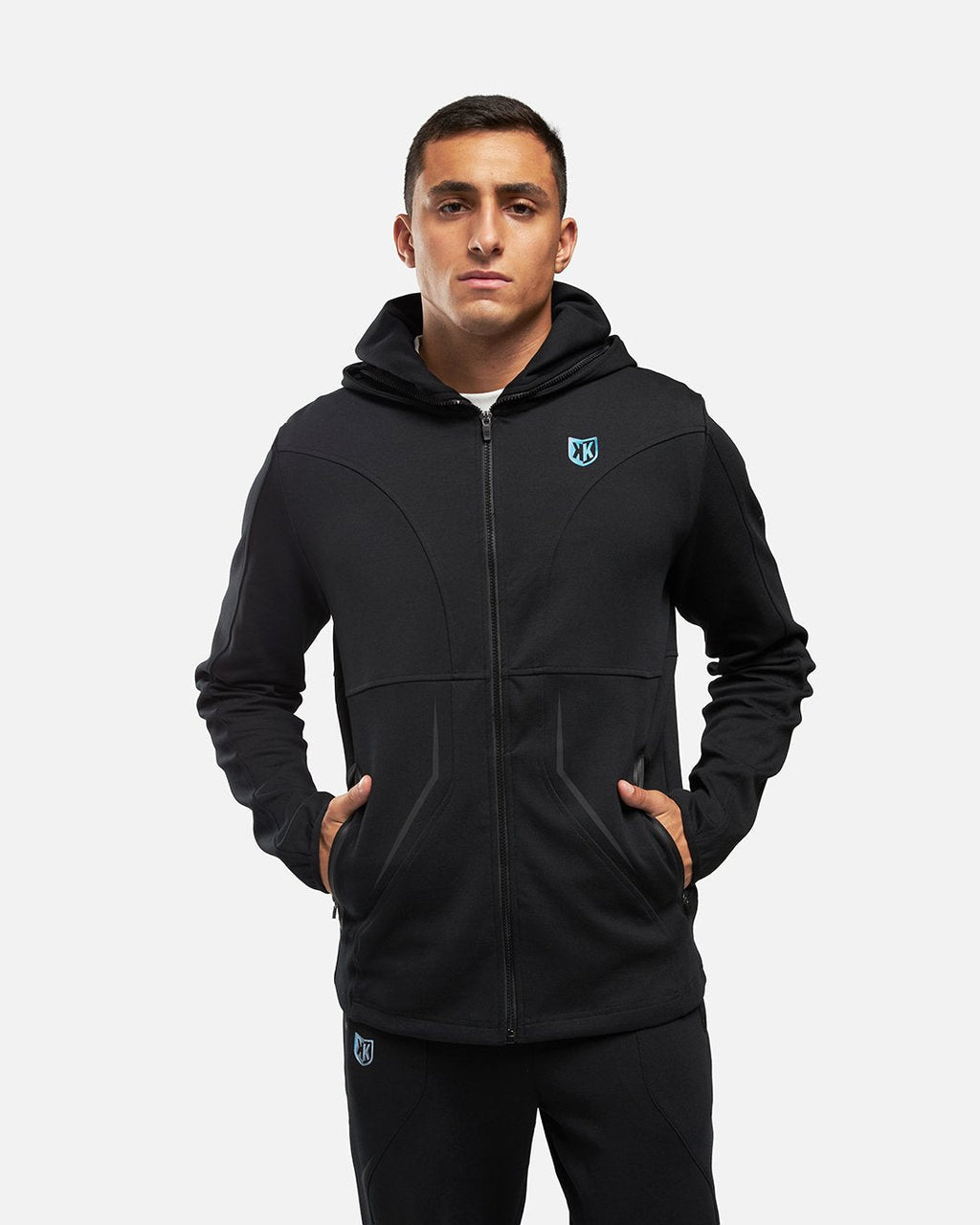 Veste avec Cagoule Intégrée FK Banks - Noir