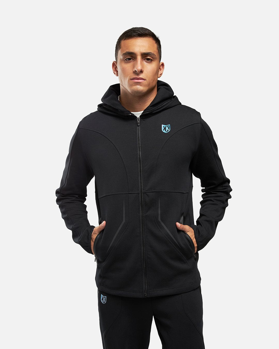 Veste avec Cagoule Intégrée FK Banks - Noir