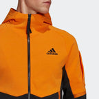 Veste à capuche Adidas Designed For Gameday  - Noir/Orange