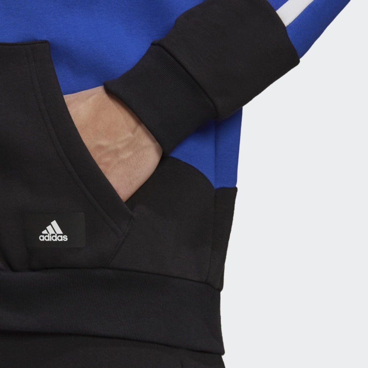 Veste Capuche Adidas Sportswear Colorblock - Bleu/Noir