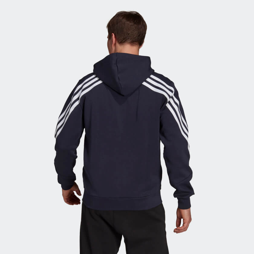 Veste Capuche Adidas Sportswear Future Icons  - Bleu/Blanc