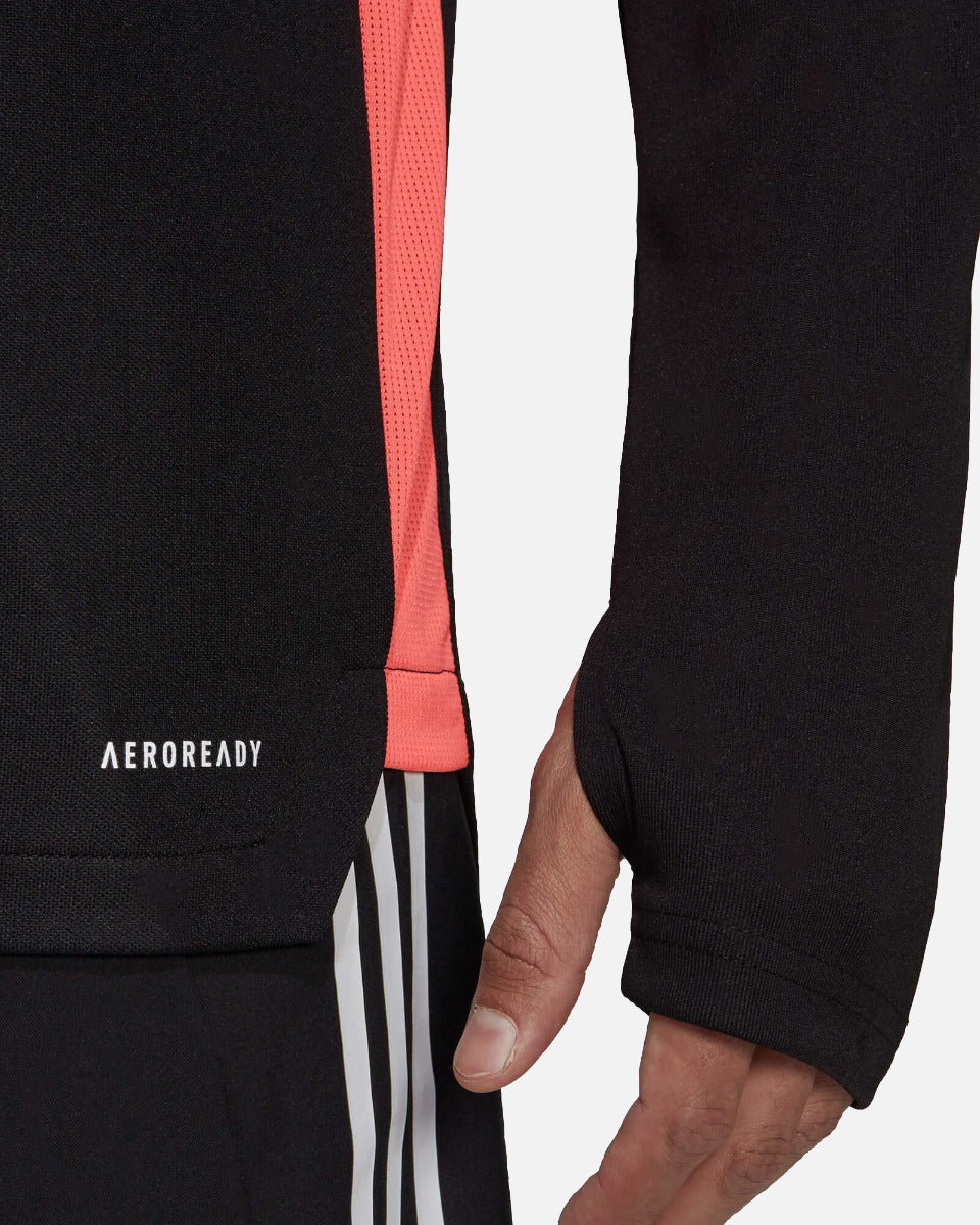 Haut d'entrainement Juventus - Noir/Orange/Blanc