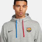 Veste à capuche FC Barcelone - Gris/Bleu/Rouge