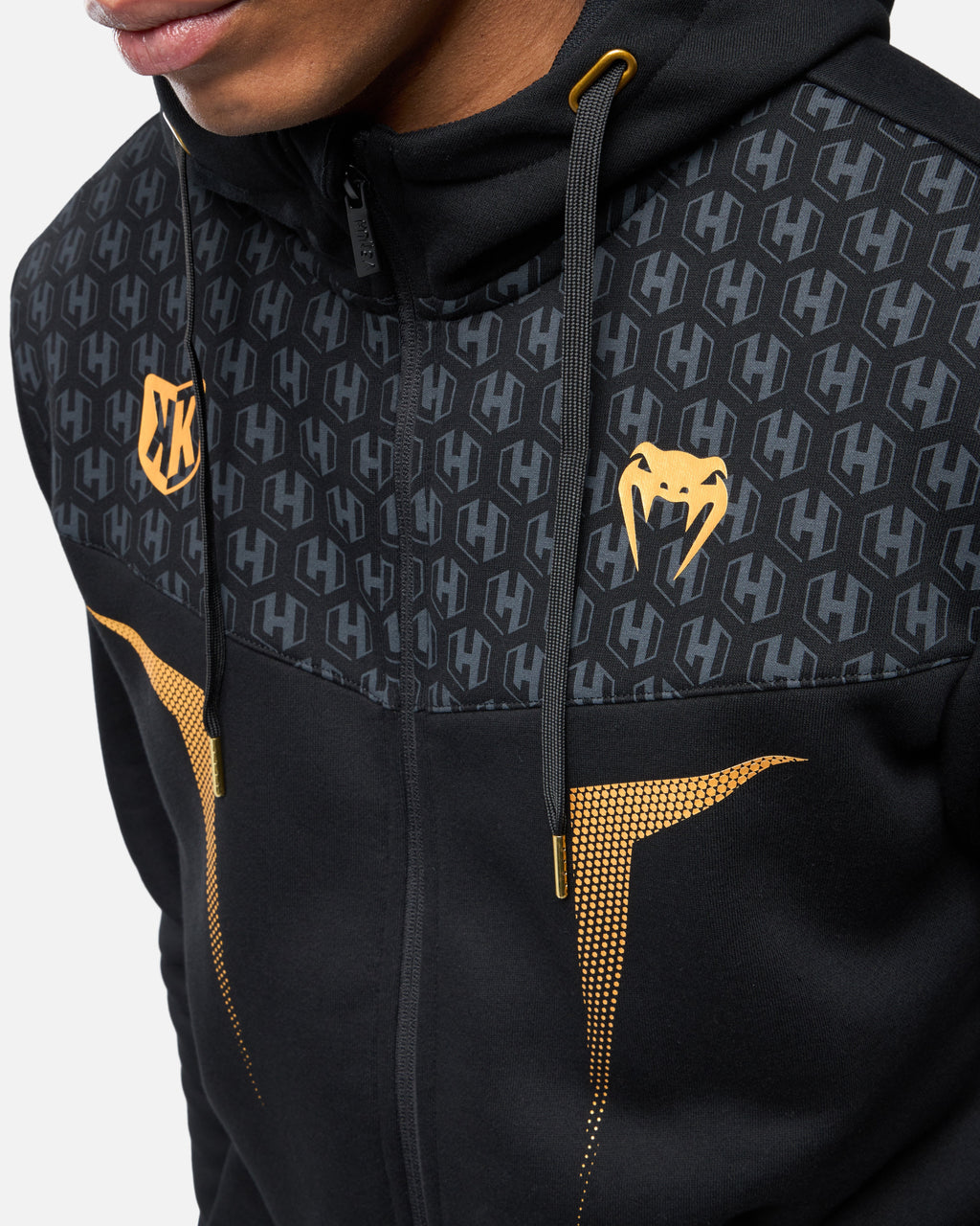 Veste à capuche FK x Venum Hexagone MMA - Noir/Doré