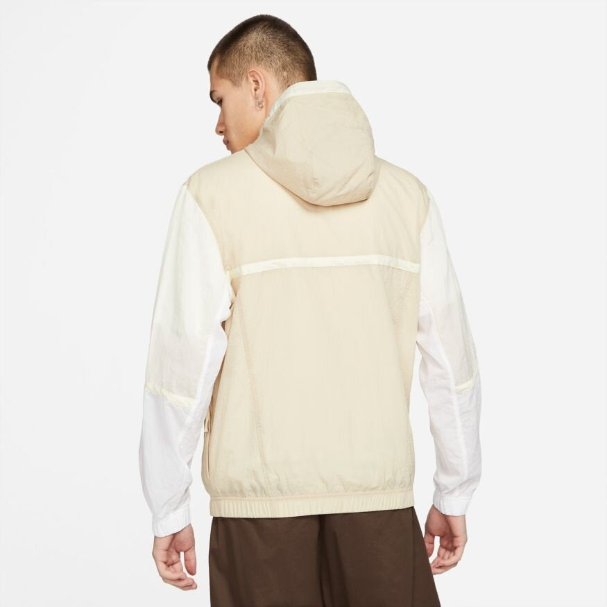 Veste capuche tissée Nike Sportswear - Beige/Blanc