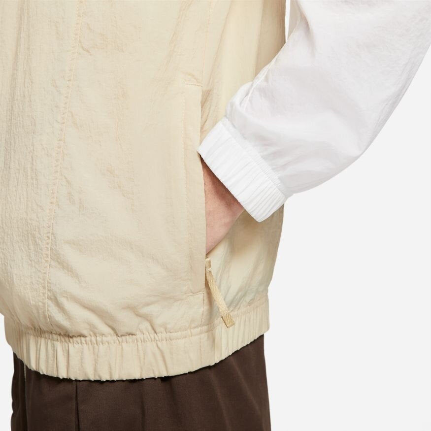 Veste capuche tissée Nike Sportswear - Beige/Blanc