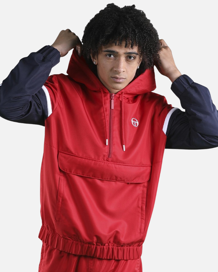 Veste à capuche Sergio Tacchini Nion - Rouge/Bleu
