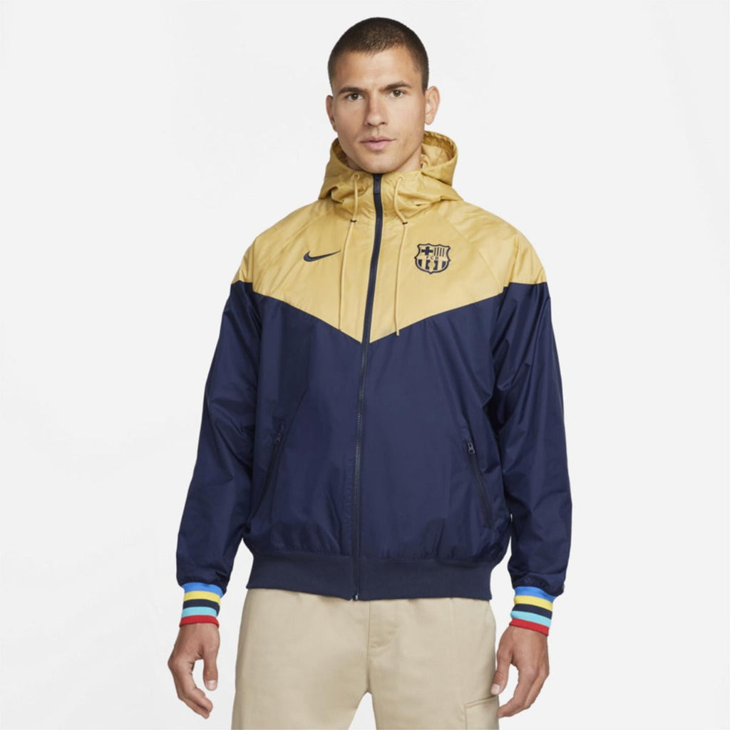 Veste Coupe-Vent FC Barcelone - Bleu/Or