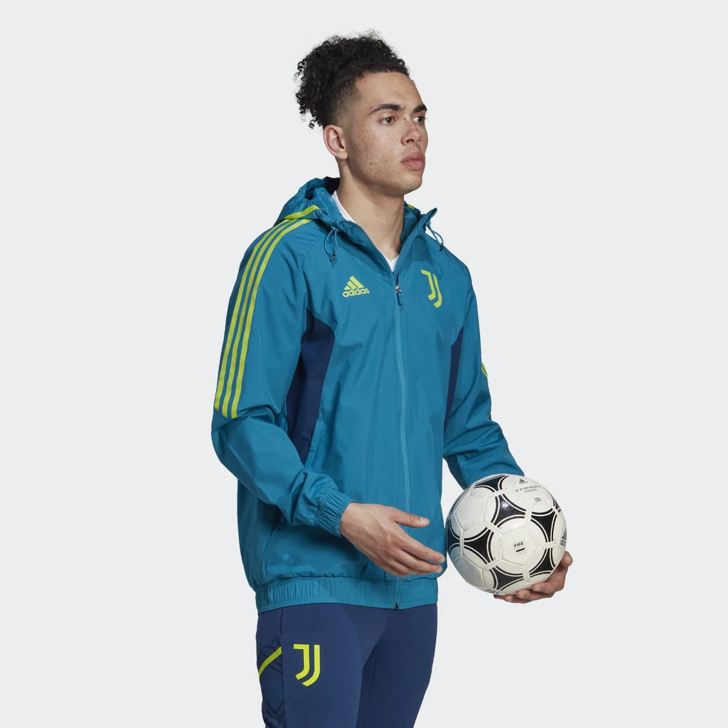 Veste Coupe-Vent Juventus 2022/2023 - Bleu/Vert