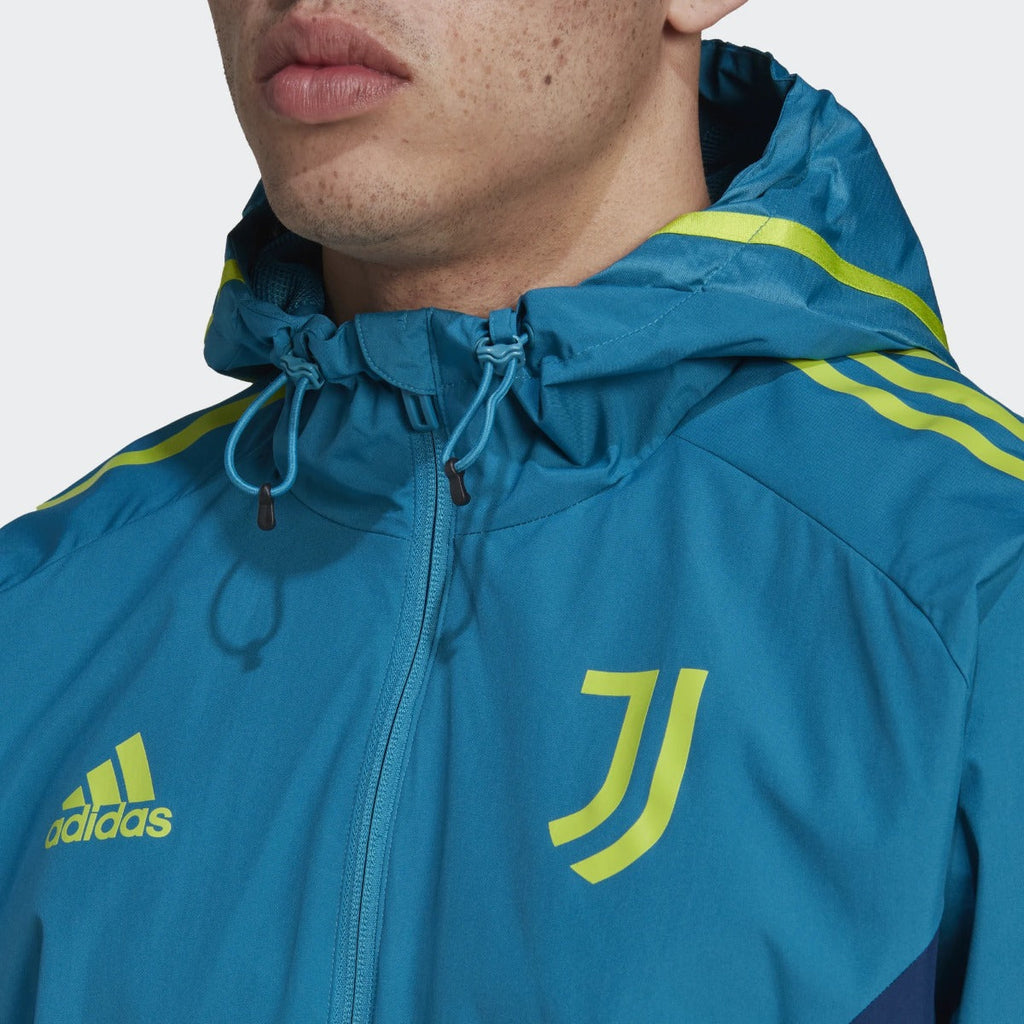 Veste Coupe-Vent Juventus 2022/2023 - Bleu/Vert
