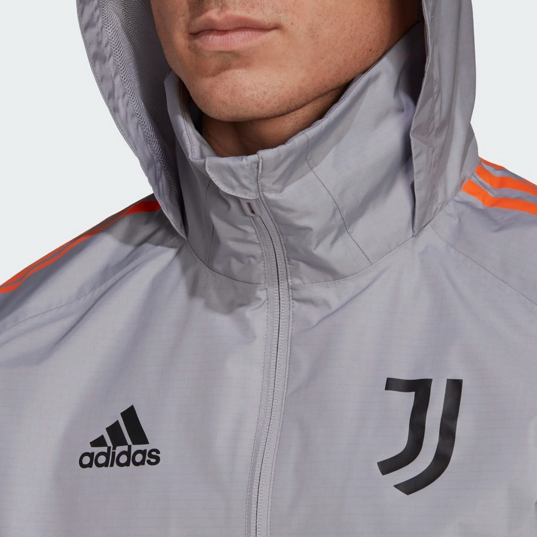 Veste coupe vent Juventus - Gris/Orange