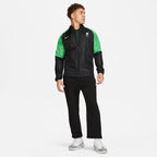 Veste Coupe-Vent Liverpool  - Noir/Vert/Blanc