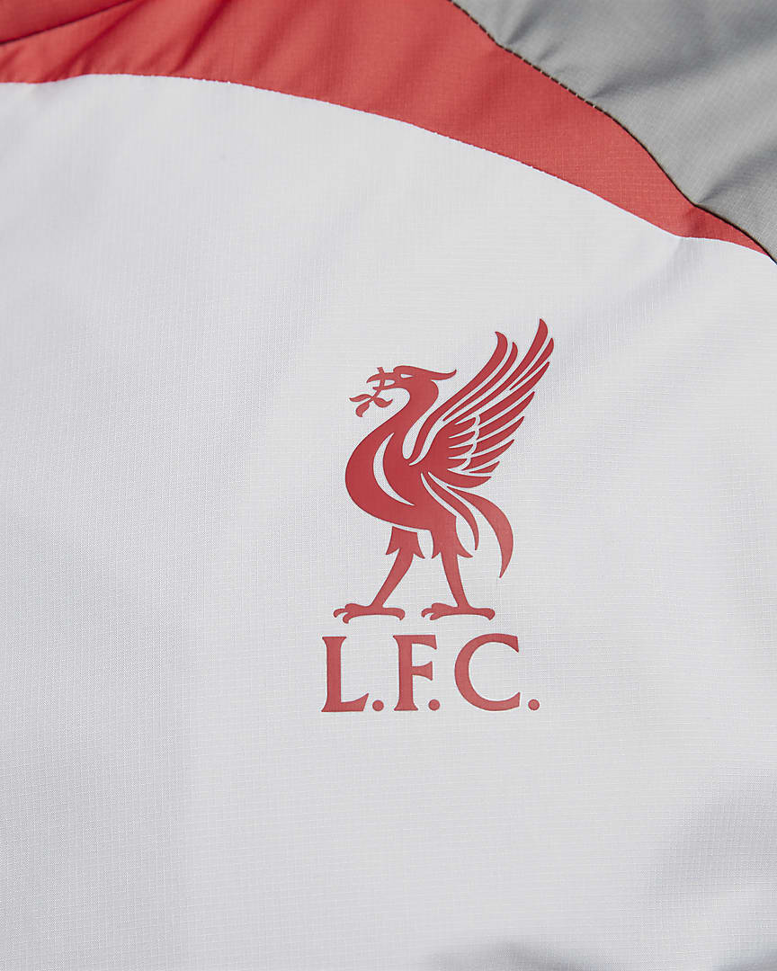Veste Coupe-Vent Liverpool AWF - Gris/Rouge
