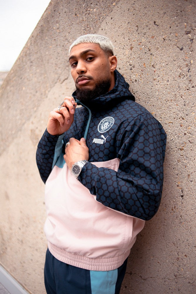 Veste Coupe-Vent Manchester City - Bleu/Beige