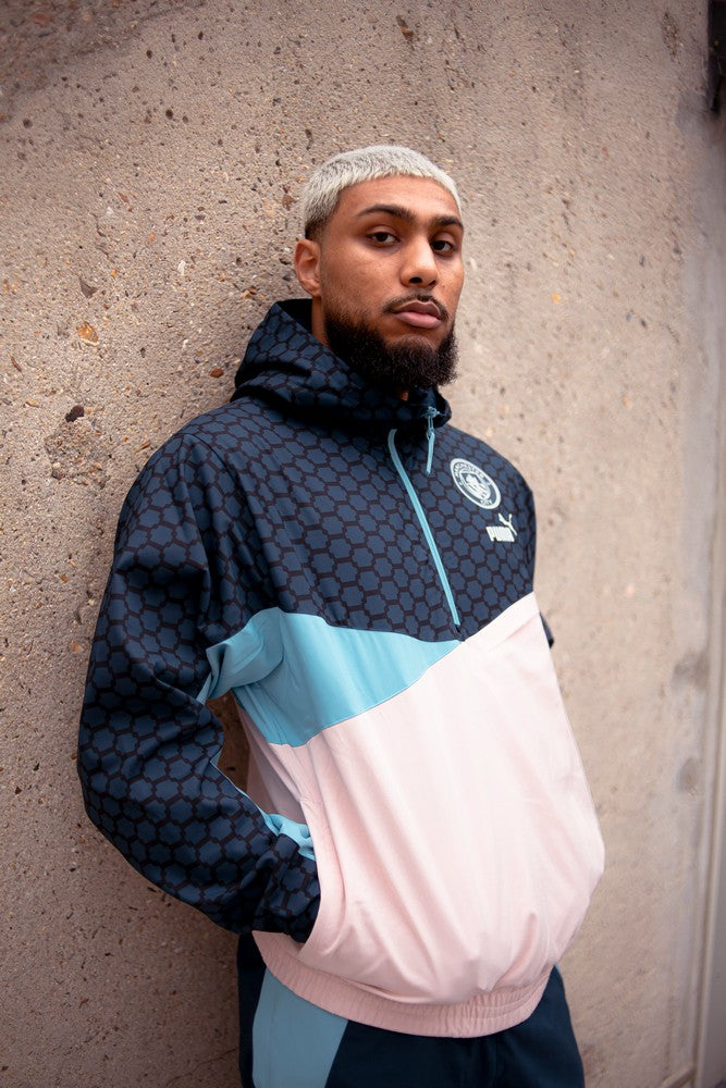 Veste Coupe-Vent Manchester City - Bleu/Beige