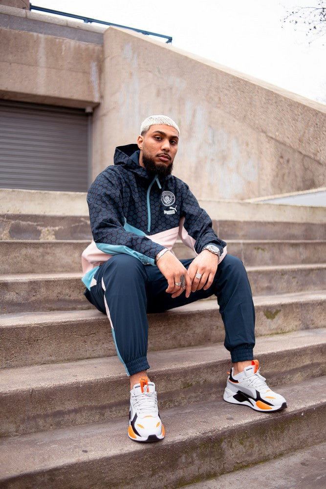 Veste Coupe-Vent Manchester City - Bleu/Beige