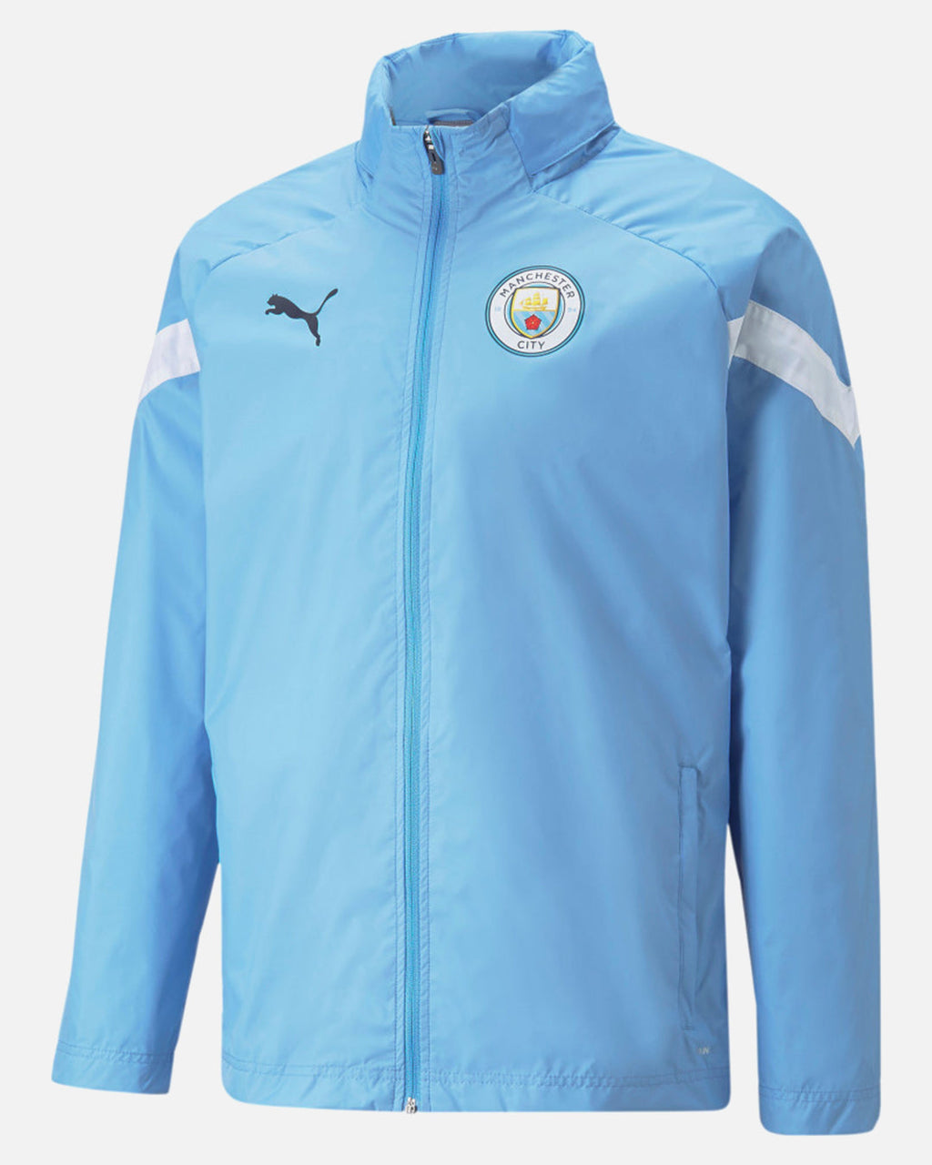 Veste Coupe Vent Manchester City - Bleu/Blanc