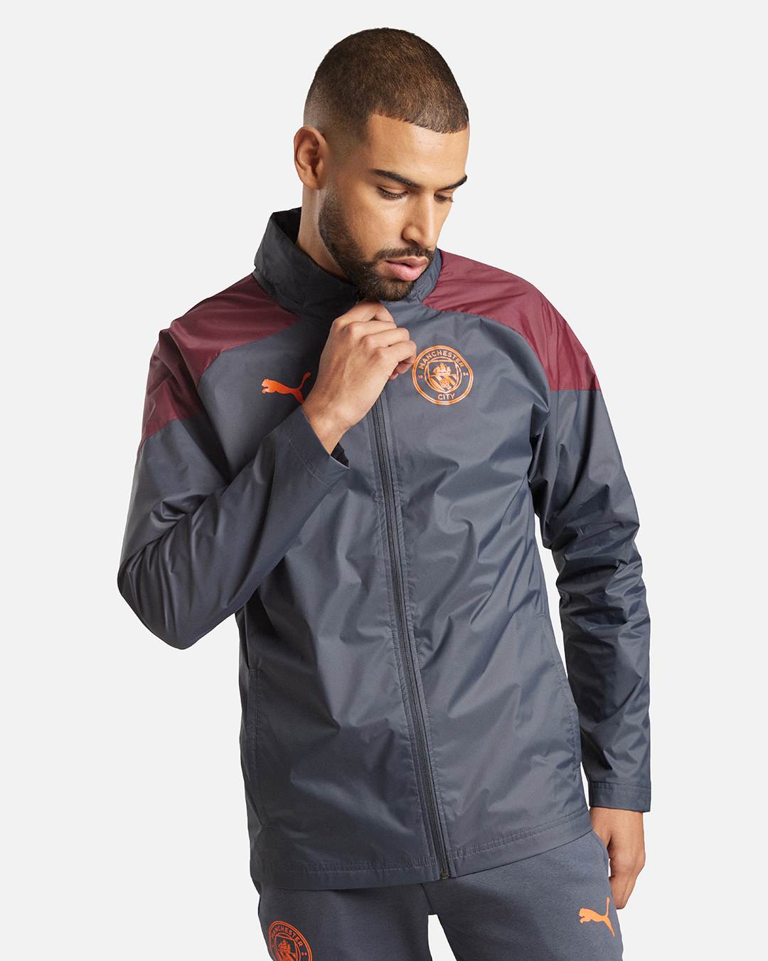 Veste Coupe-Vent Manchester City - Gris