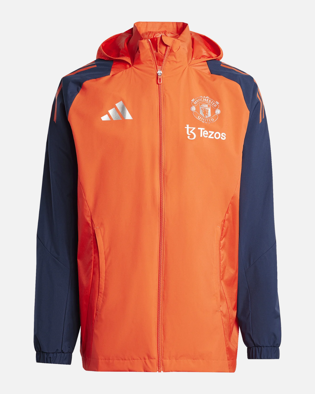 Veste Coupe-vent Manchester United 2024/2025 - Orange/Bleu