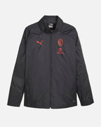 Veste Coupe-Vent Milan AC - Noir/Rouge