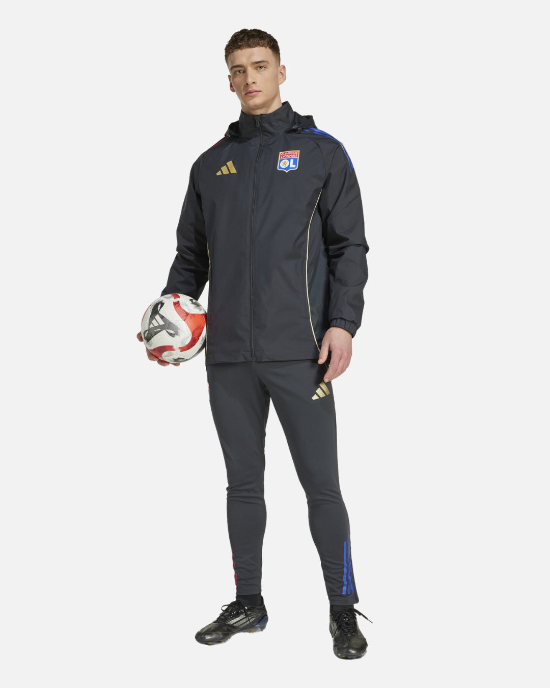 Veste Coupe-vent Olympique Lyonnais 2025/2026 - Gris