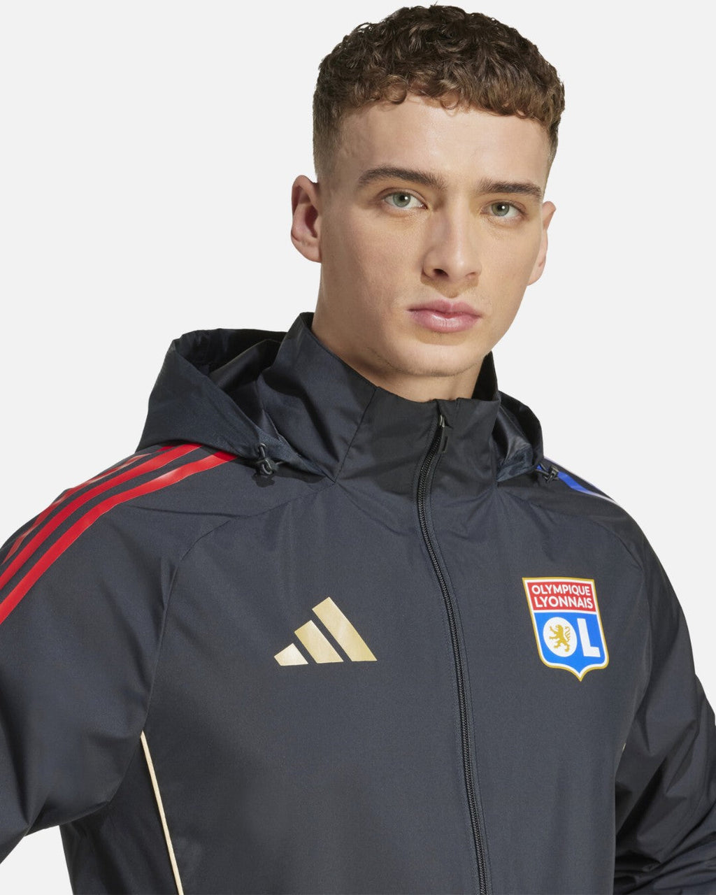 Veste Coupe-vent Olympique Lyonnais 2025/2026 - Gris